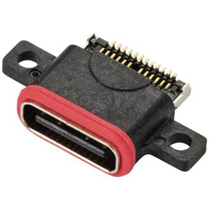 TRU COMPONENTS TC-10490668 Micro-USB 3.1 type-C-bus voor soldeerbevestiging Bouwtype connector: Bus, inbouw horizontaal Inhoud: 1 stuk(s)