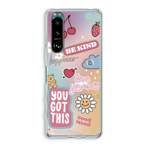Positivity: Sony Xperia 5 III Transparant Hoesje