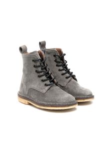 Pèpè bottines en daim à lacets - Gris