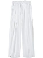 Jil Sander pantalon en coton à coupe ample - Blanc