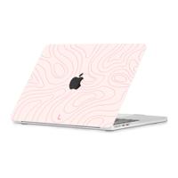 Lunso MacBook Air 15 inch (2023-2025) cover hoes - case - Pink Mocha