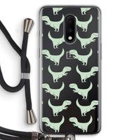 Dinos: OnePlus 7 Transparant Hoesje met koord