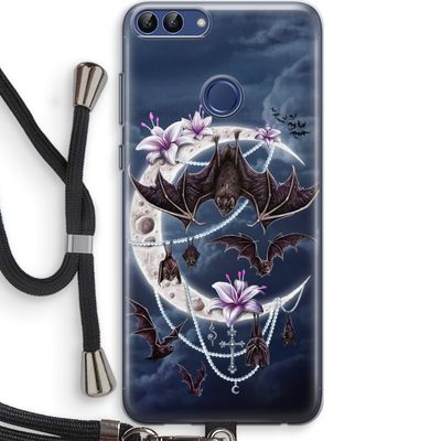 Vleermuizen Maan: Huawei P Smart (2018) Transparant Hoesje met koord