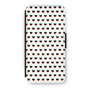Hartjes: iPhone 7 Flip Hoesje