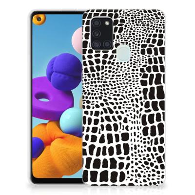 Samsung Galaxy A21s | TPU Hoesje | Slangenprint