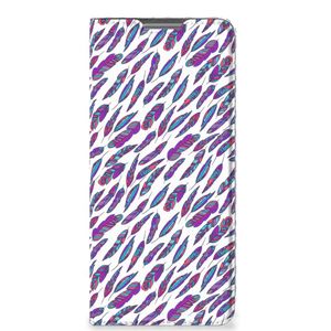 Xiaomi 12 Pro Hoesje met Magneet Feathers Color