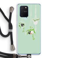 Hang In There: Samsung Galaxy Note 10 Lite Transparant Hoesje met koord