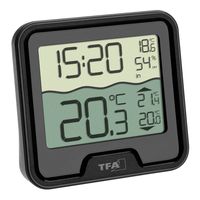 TFA Dostmann Funk-Poolthermometer Marbella Zwembadthermometer Zwart - thumbnail