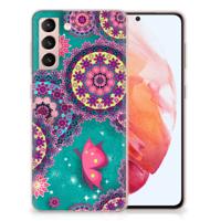 Samsung Galaxy S21 | Hoesje maken | Cirkels en Vlinders