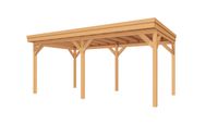 Buitenverblijf EASYLINE Plat dak - 600x300 cm - Bouwpakket- Plat dak- - YARD Outdoor
