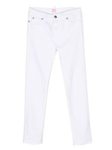 DSQUARED2 KIDS jean à coupe droite - Blanc