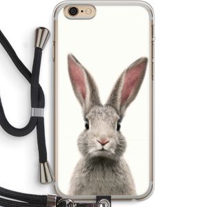 Daisy: iPhone 6 PLUS / 6S PLUS Transparant Hoesje met koord