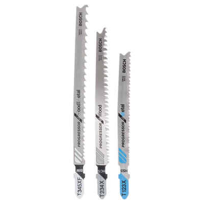 Bosch Accessoires 3-Delige Decoupeerzaagbladenset Progressor T-Schacht - 2609256743