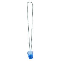 LED ketting shotglaasje blauw