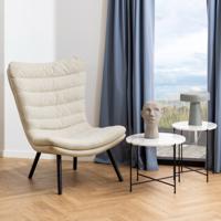 Fauteuil Rocchetta Beige - Giga Living - thumbnail