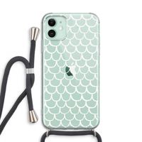 Dakpannetjes: iPhone 11 Transparant Hoesje met koord