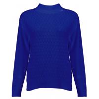 Bloomings - Blauw | Dames | Trui | Blauw | 3XL | regular | Kamst mode