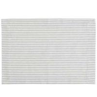 Linen & More placemat streep s/4 lichtgrijs