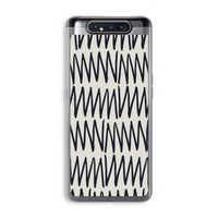 Marrakech Zigzag: Samsung Galaxy A80 Transparant Hoesje