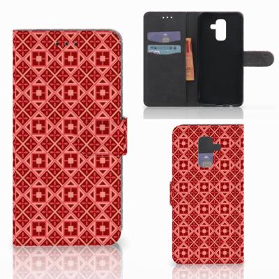Samsung Galaxy A6 Plus 2018 | Telefoon Hoesje | Batik Rood