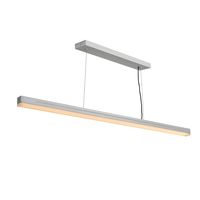 Brede LED hanglamp aluminium met ingebouwde Moodmaker Nordlux Skylar - thumbnail