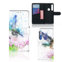 Hoesje Motorola One Action Vogel - thumbnail