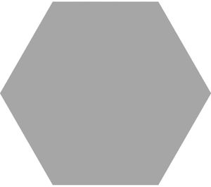 Tegelsample: Jabo Hexagon Timeless vloertegel grey 15x17