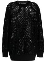 Junya Watanabe pull en maille ajourée - Noir