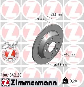 Remschijf Coat Z 480154320