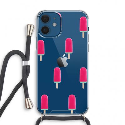 Waterijsje: iPhone 12 mini Transparant Hoesje met koord
