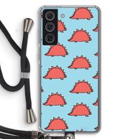 Dinosawrr: Samsung Galaxy S21 FE Transparant Hoesje met koord