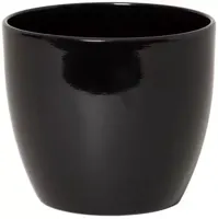 Floran bloempot boule 28x25 cm zwart