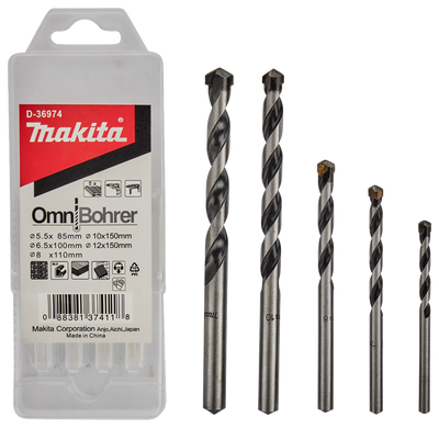 Makita Accessoires Multiborenset 5-delig - D-36974 D-36974
