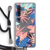 Tropisch: Xiaomi Mi Note 10 Pro Transparant Hoesje met koord Tropisch: Xiaomi Mi Note 10 Pro Transparant Hoesje met koord
