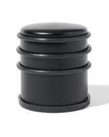 HEMA Deurstopper 7.5x7.5x8cm metaal zwart