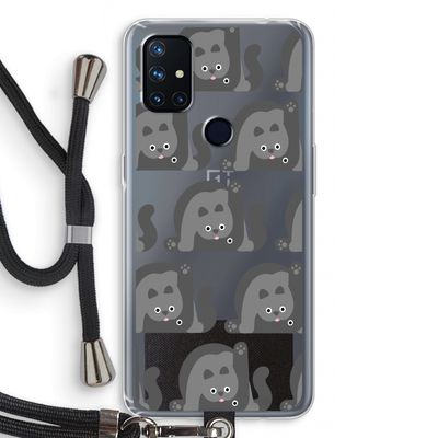 Cats: OnePlus Nord N10 5G Transparant Hoesje met koord