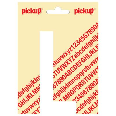 Plakletter Nobel 120mm wit L