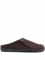 Birkenstock mules en feutre à bout fermé - Marron