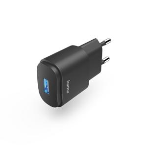 Hama USB-oplader 6 W Binnen, Thuis Uitgangsstroom (max.) 1200 mA Aantal uitgangen: 1 x USB-A