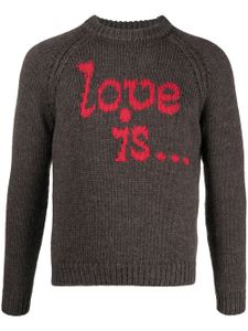 DSQUARED2 pull Love Is... - Marron