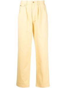 Polo Ralph Lauren pantalon chino Whitman plissé - Jaune