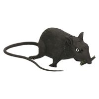 Piepende horror decoratie rat 13 cm