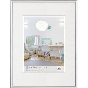 walther+ design KV040S Wissellijst Papierformaat: 30 x 40 cm Zilver