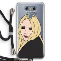 Mary Kate: LG G6 Transparant Hoesje met koord