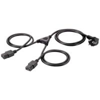 Equip Stroom Aansluitkabel 1.8 m Zwart