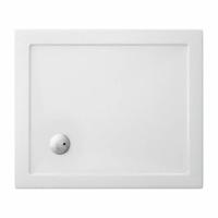 Crosswater Showertray douchebak 90x80x4cm rechthoek wit ST00R8900