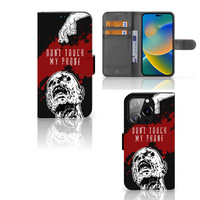 iPhone 14 Pro Portemonnee Hoesje Zombie Blood