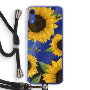 Sunflower and bees: Honor Play 8A Transparant Hoesje met koord
