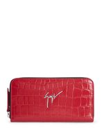 Giuseppe Zanotti portefeuille Paula à logo - Rouge