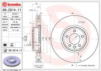 Remschijf BREMBO, Remschijftype: Binnen geventileerd, u.a. für Land Rover - thumbnail